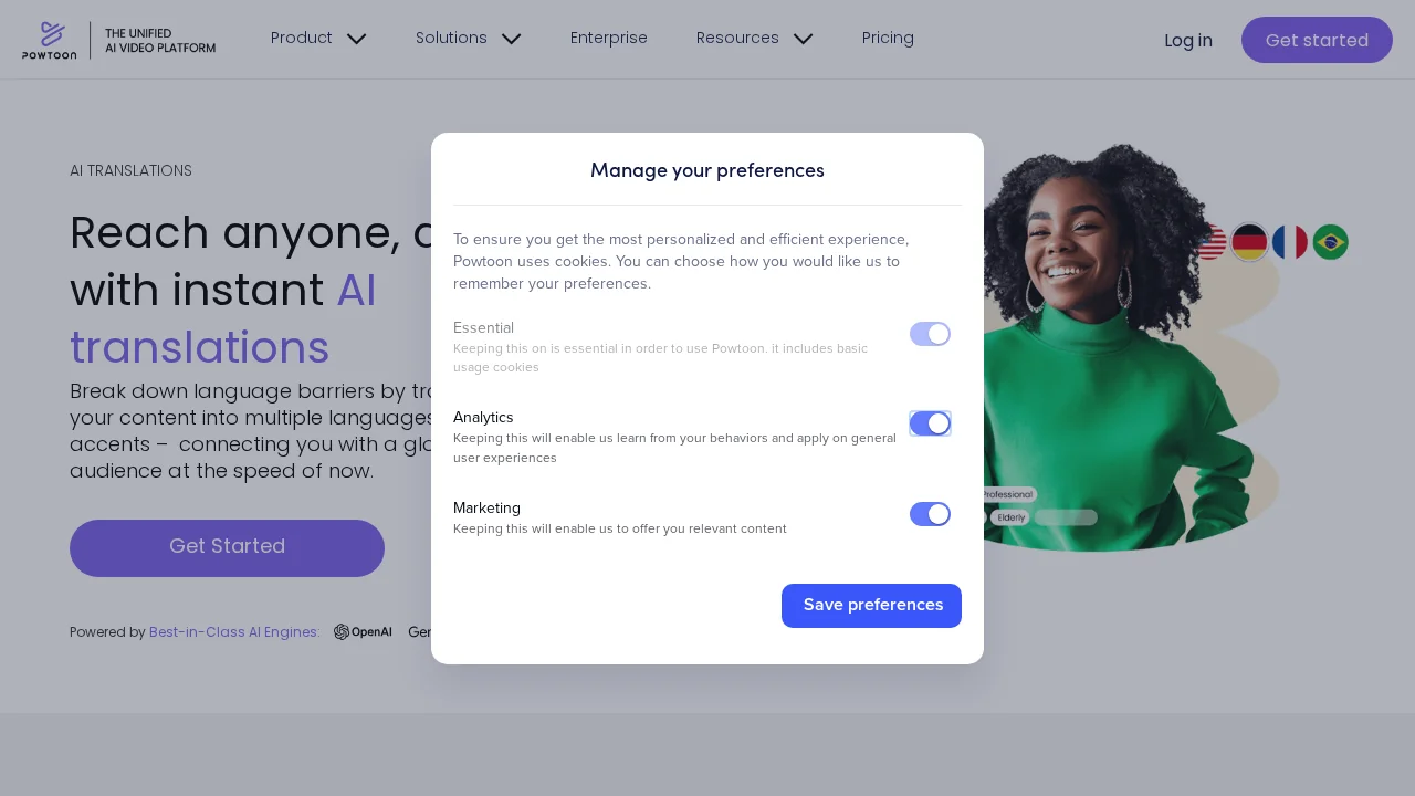 Powtoon - Video Translation Tool screenshot 1