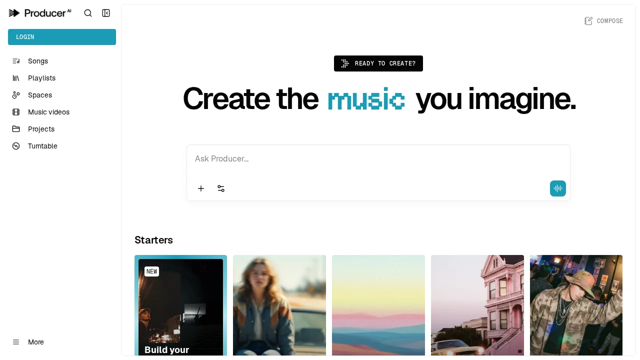 Producer.ai screenshot 1