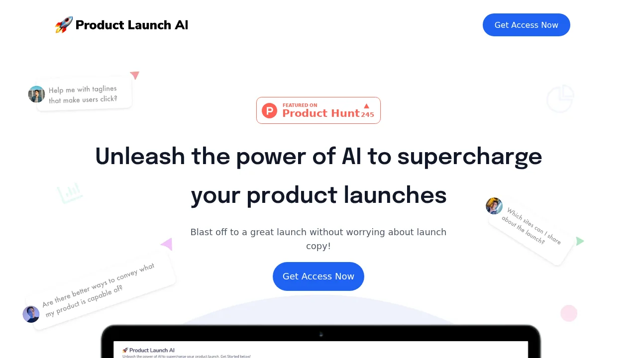 Product Launch AI screenshot 1