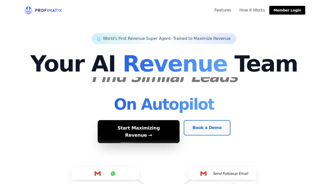 Profimatix screenshot 1
