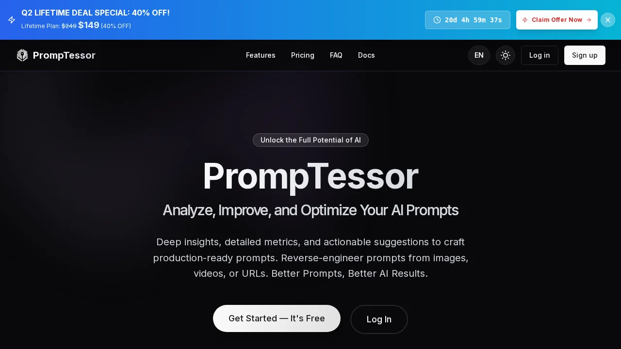 PrompTessor screenshot 1