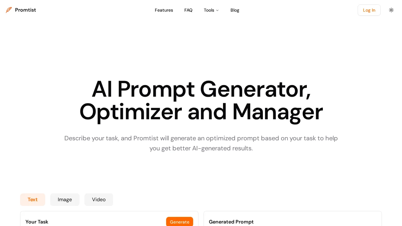 Promtist AI screenshot 1