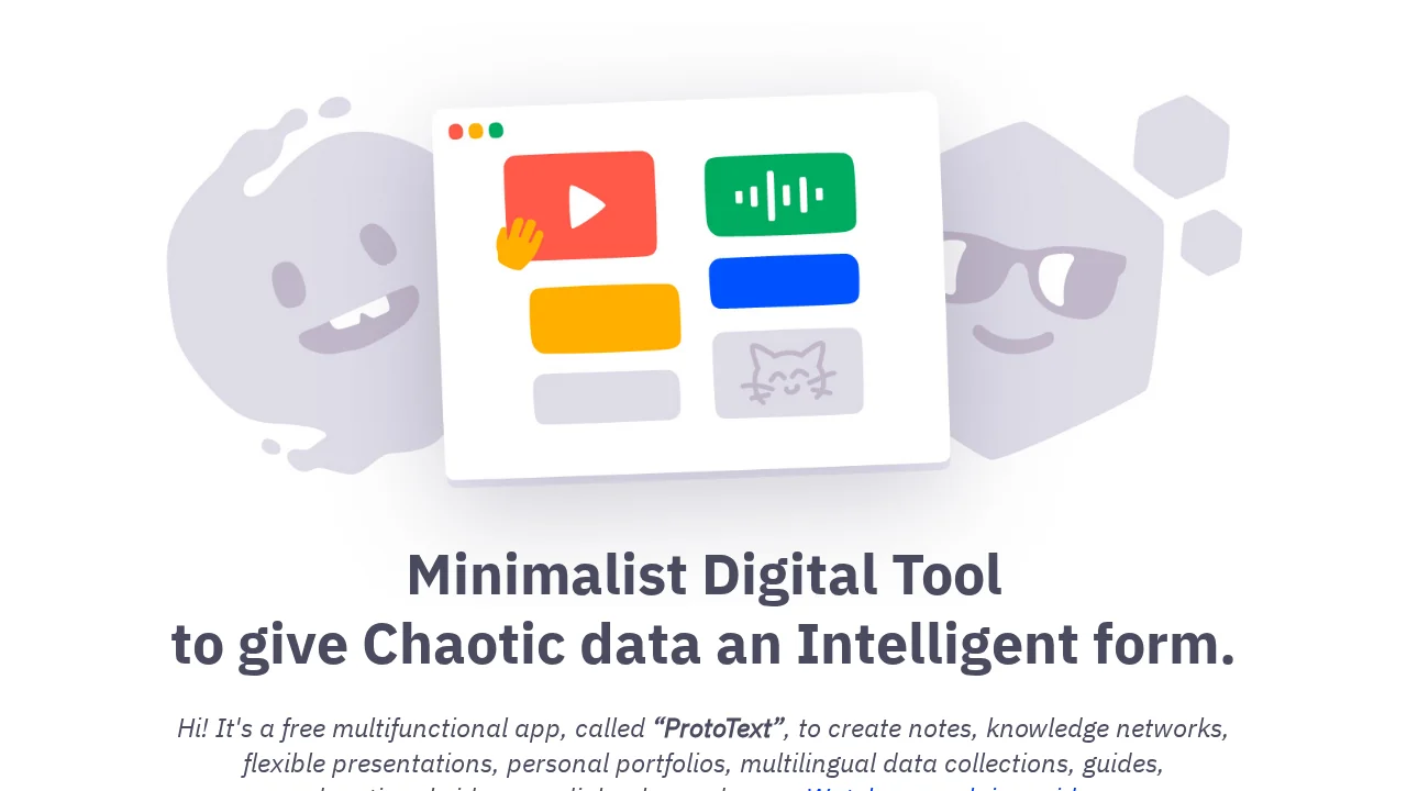 Prototext screenshot 1