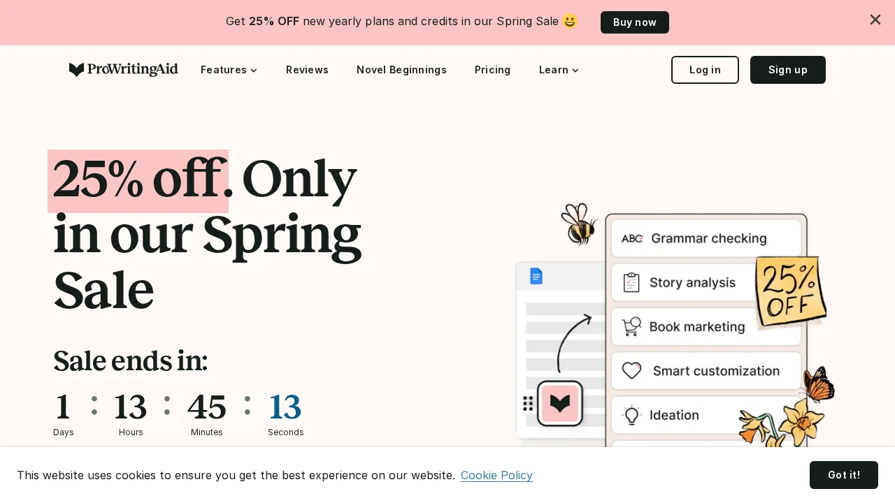 ProWritingAid screenshot 1