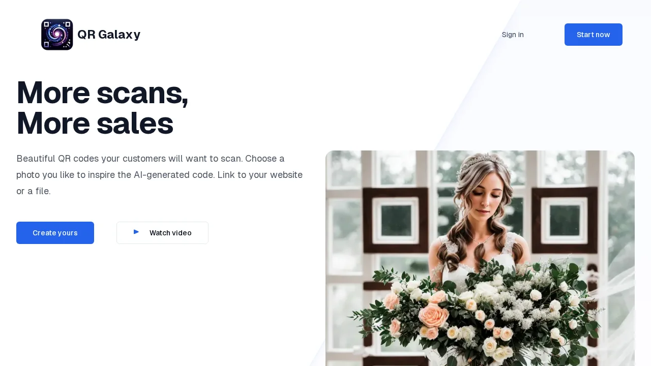 QR Galaxy screenshot 1