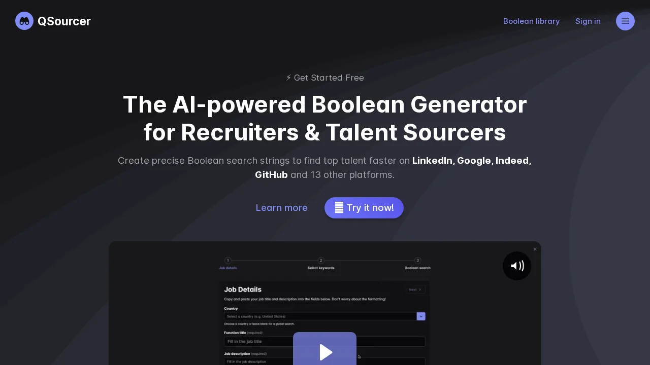 QSourcer screenshot 1