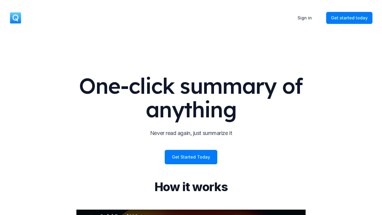 QuickReadAI screenshot 1