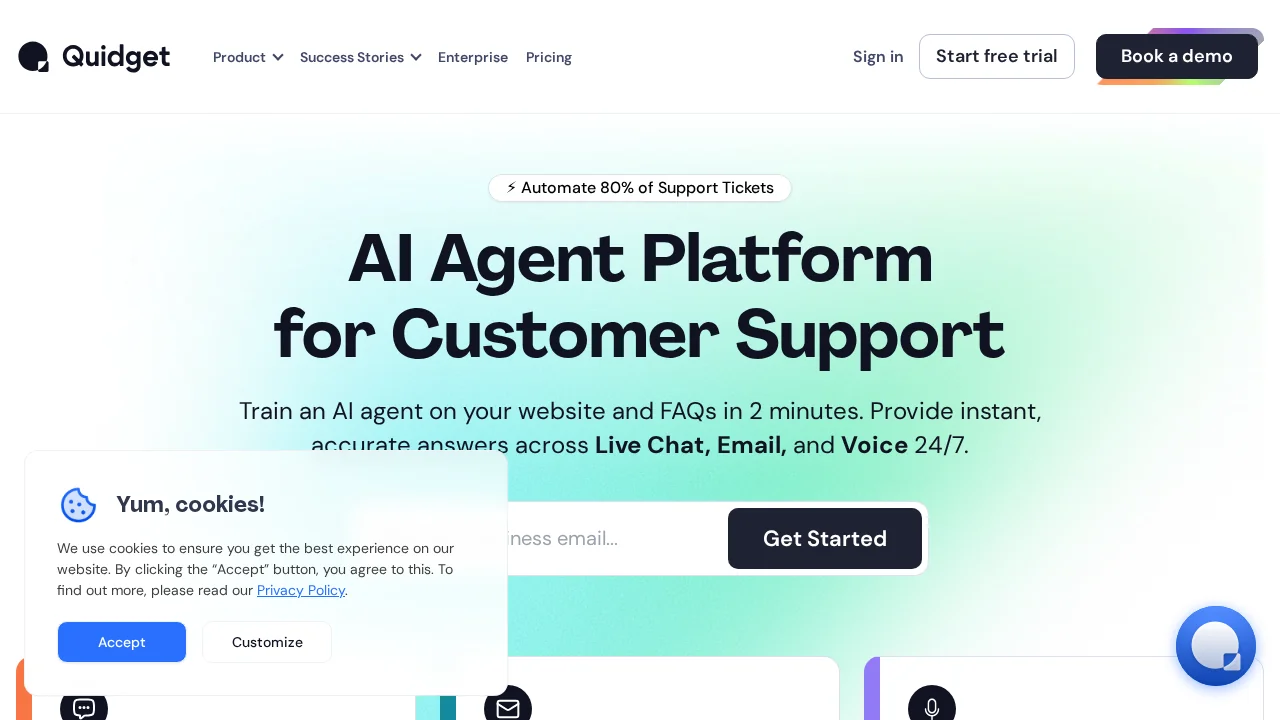 Quidget screenshot 1