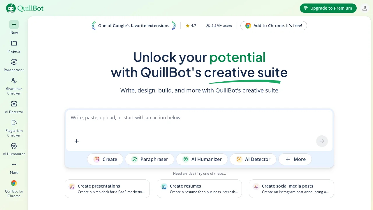 QuillBot: AI writing companion screenshot 1