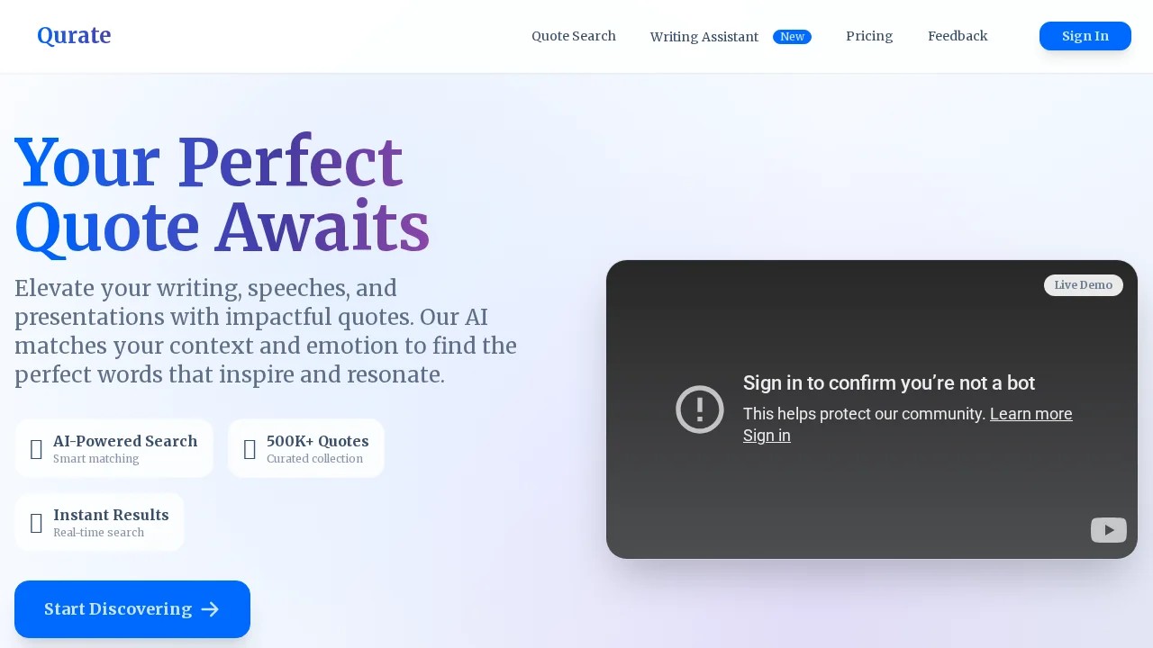 Qurate: Elevate your writing, speeches, and presentat... screenshot 1