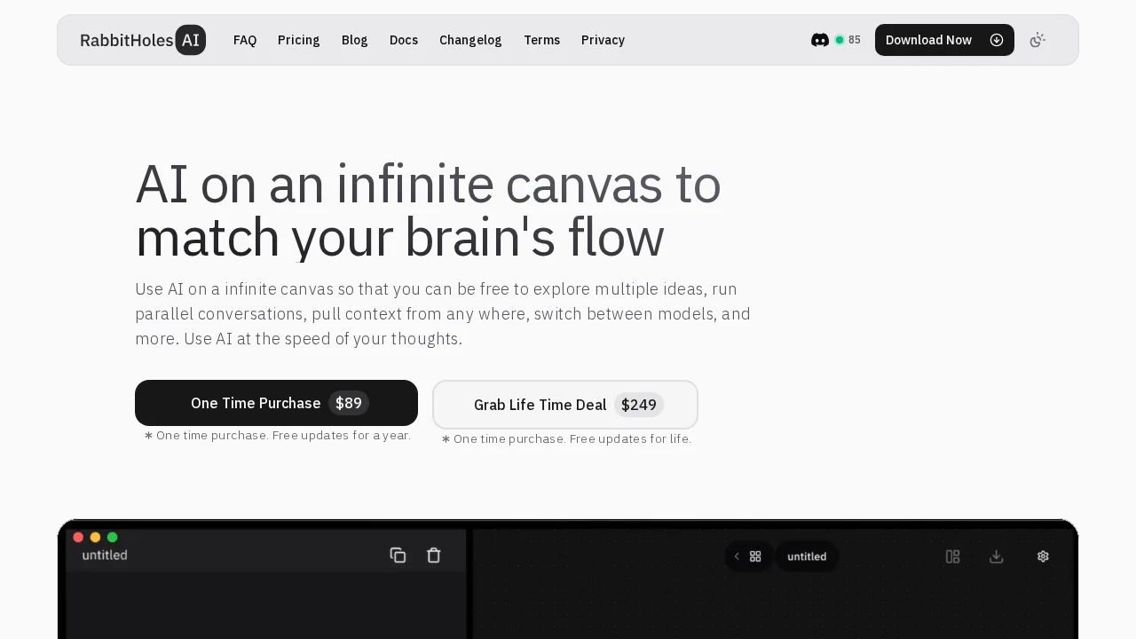 Rabbitholes AI screenshot 1