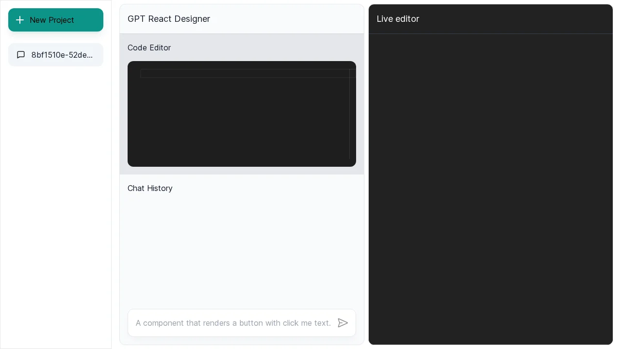 React GPT Designer screenshot 1
