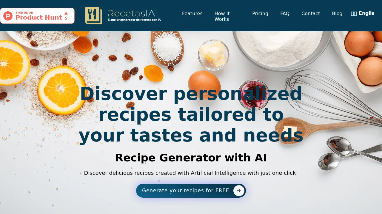 RecetasIA screenshot 1