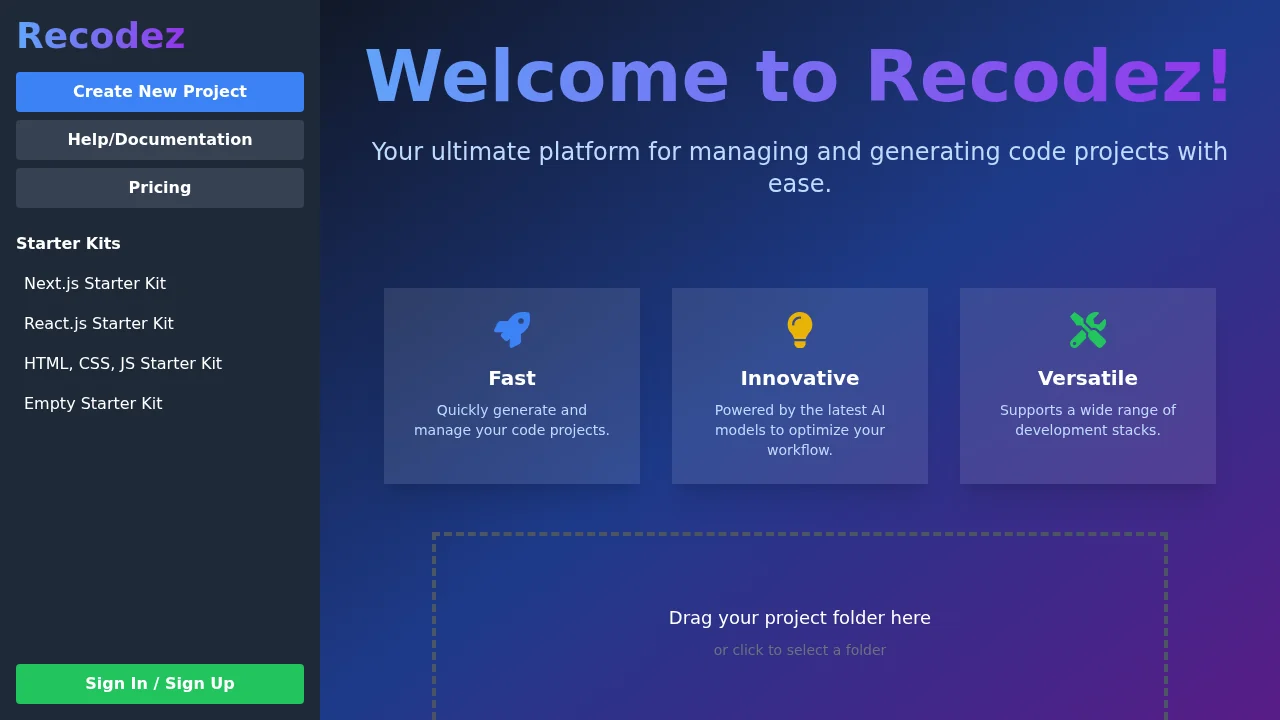 Recodez screenshot 1