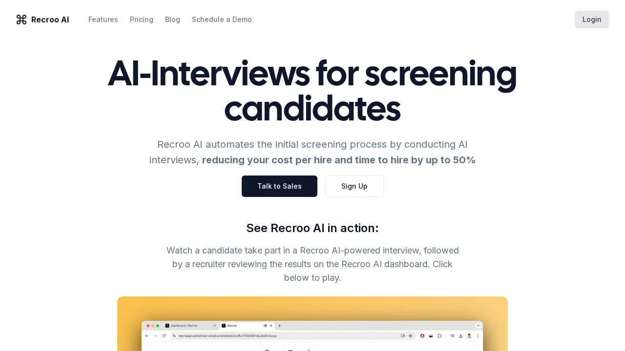 Recroo AI screenshot 1