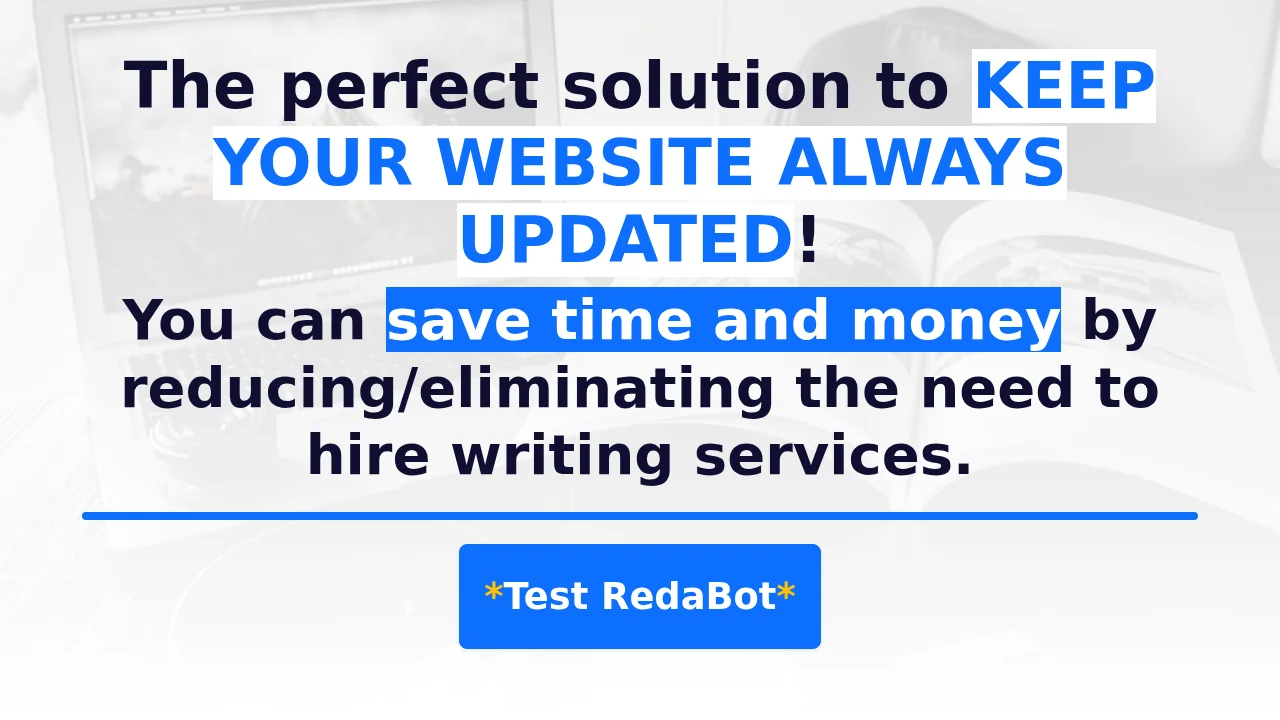 RedaBot screenshot 1