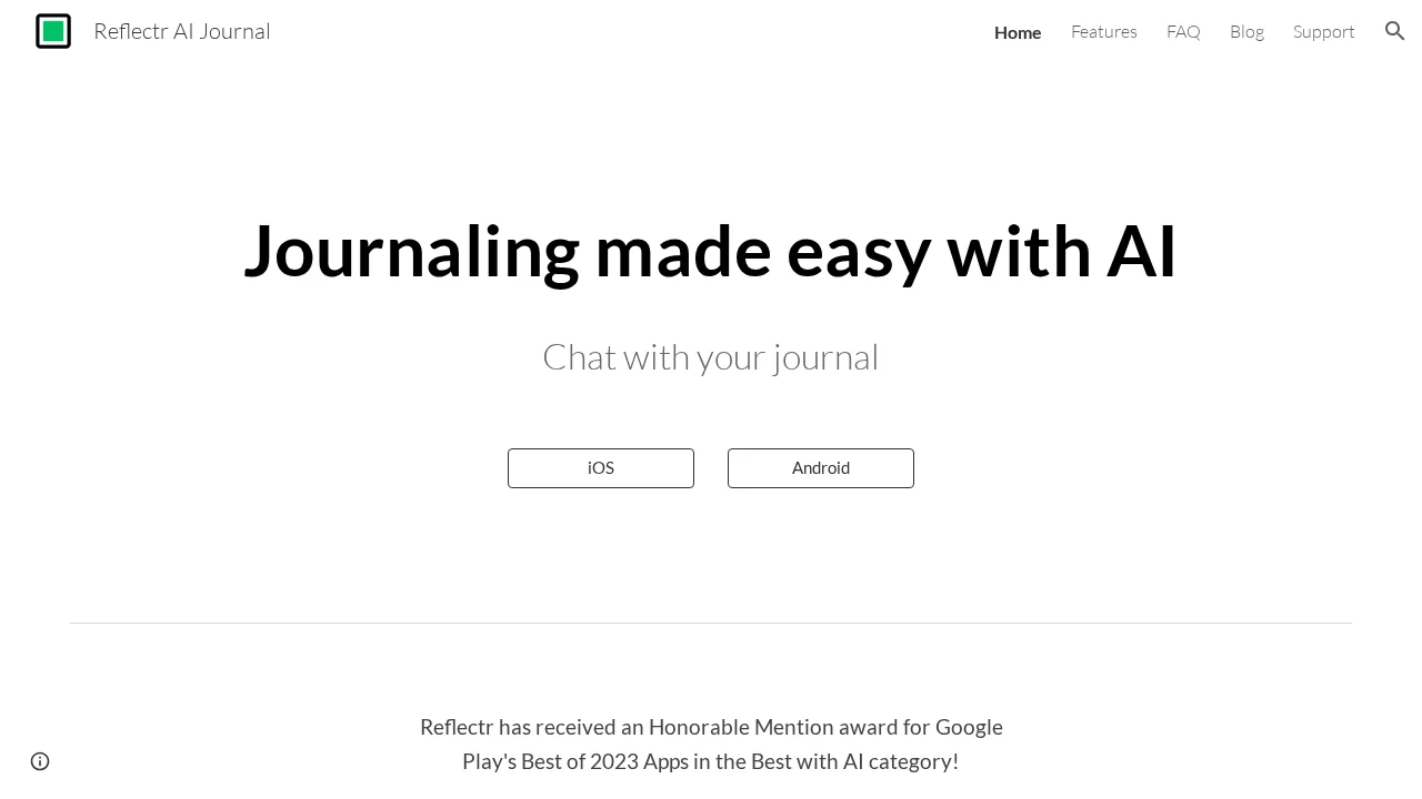 Reflectr screenshot 1