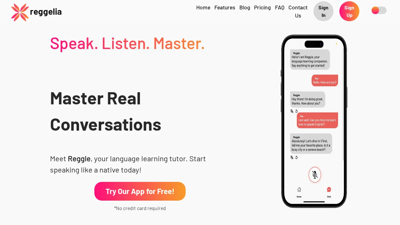 Reggelia screenshot 1