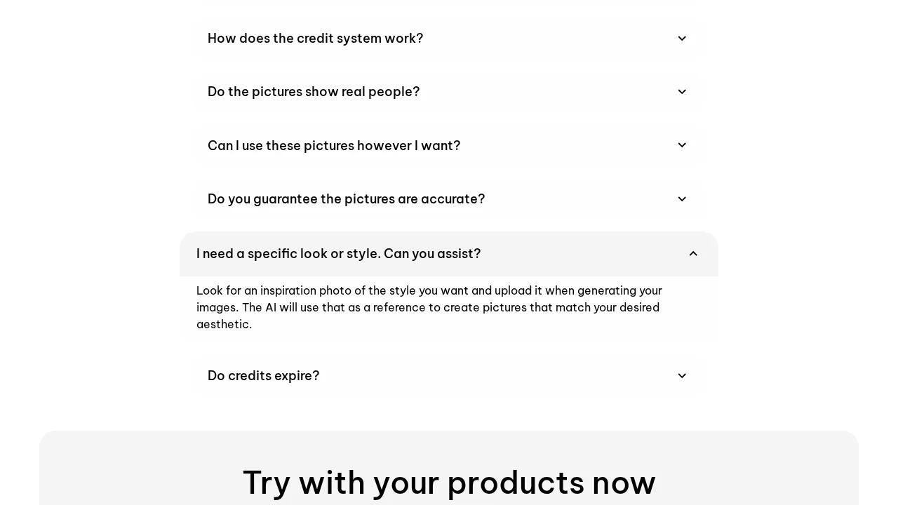 Relatable – AI Fashion Model Photos screenshot 1