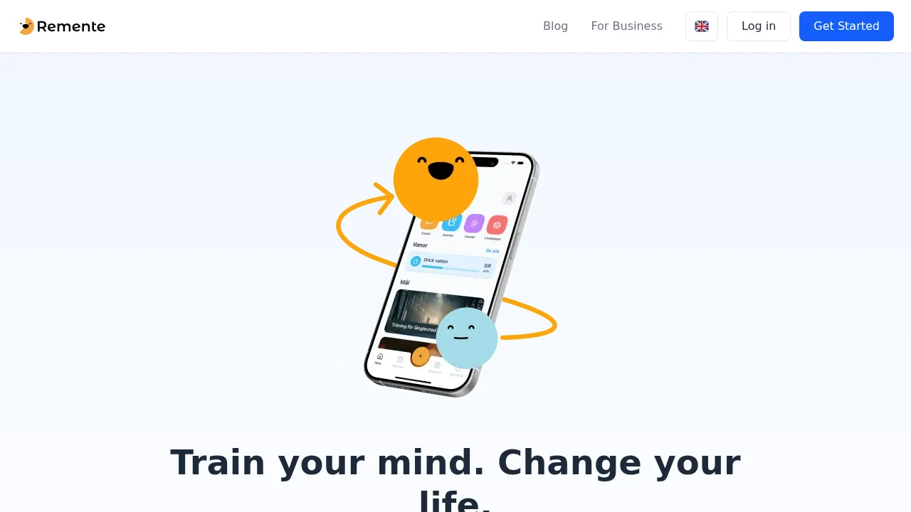 Remente screenshot 1