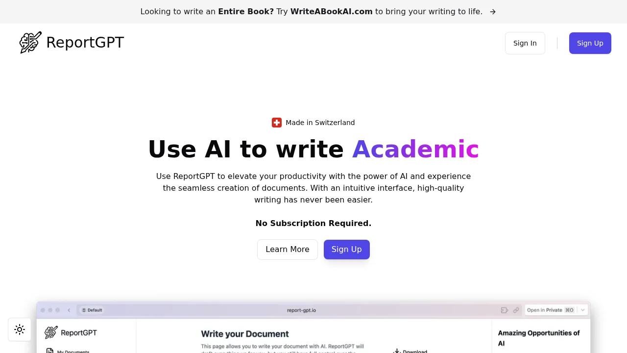 ReportGPT screenshot 1