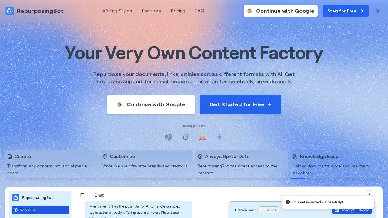 RepurposingBot screenshot 1