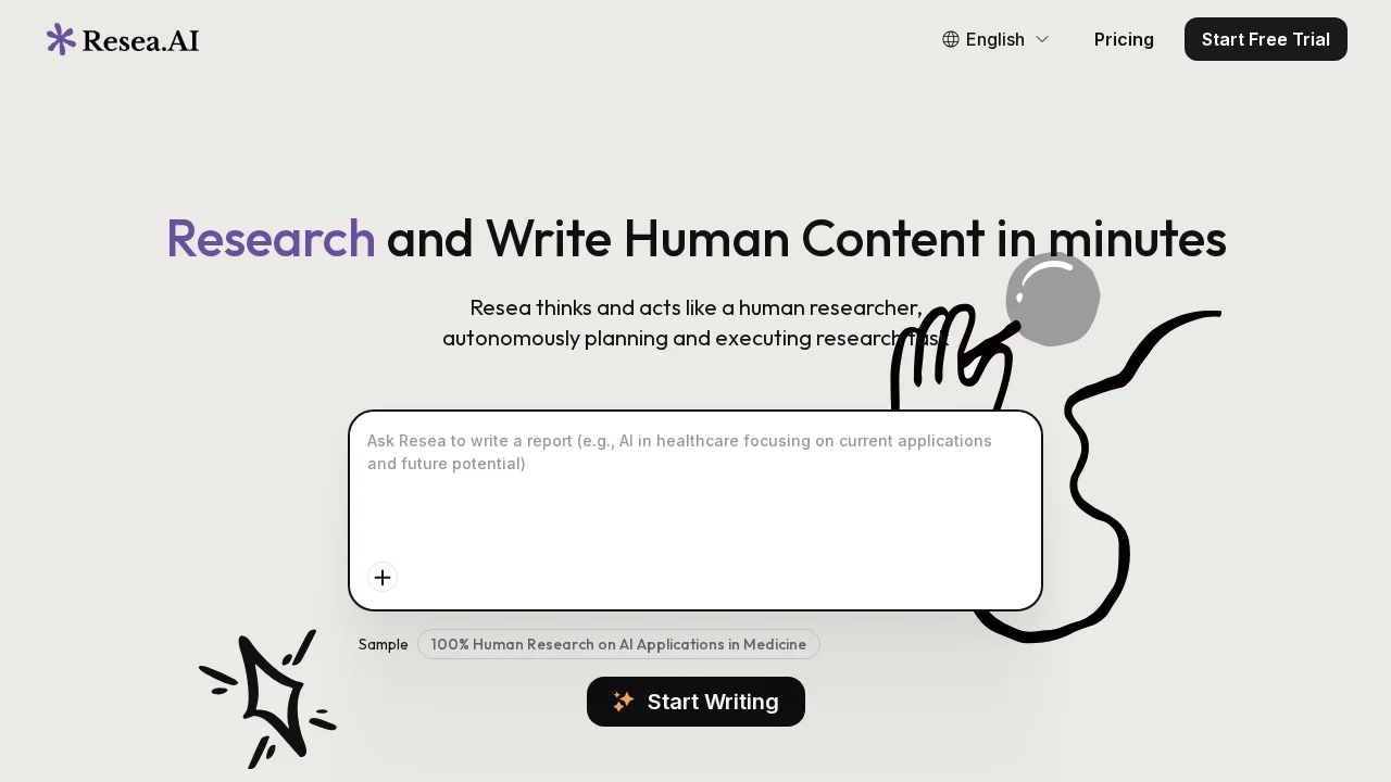 Resea AI screenshot 1