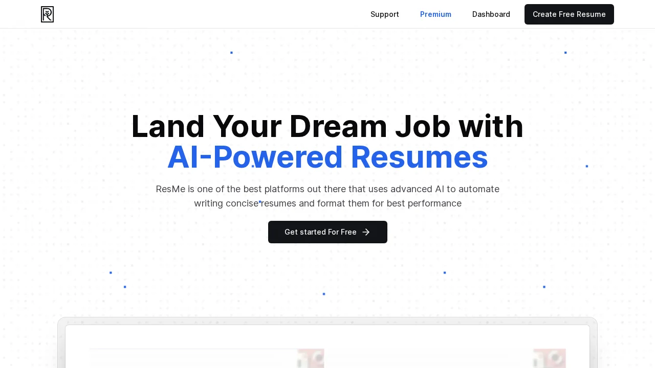 ResMe.xyz screenshot 1