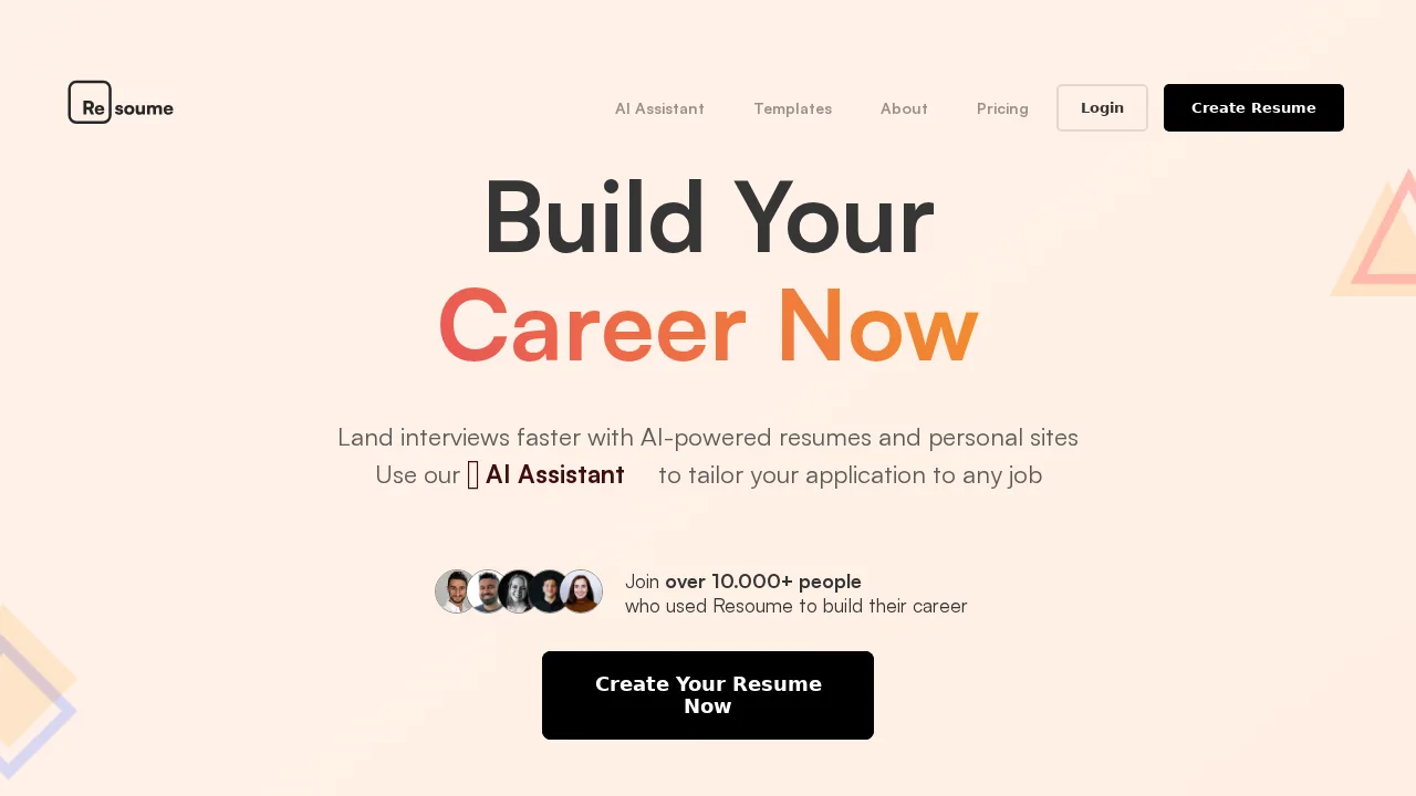 Resoume screenshot 1