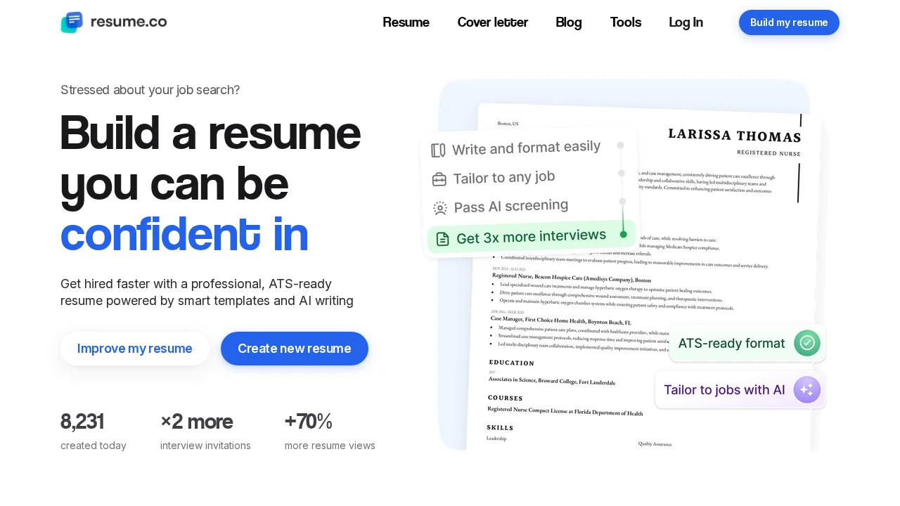 Resume.co screenshot 1
