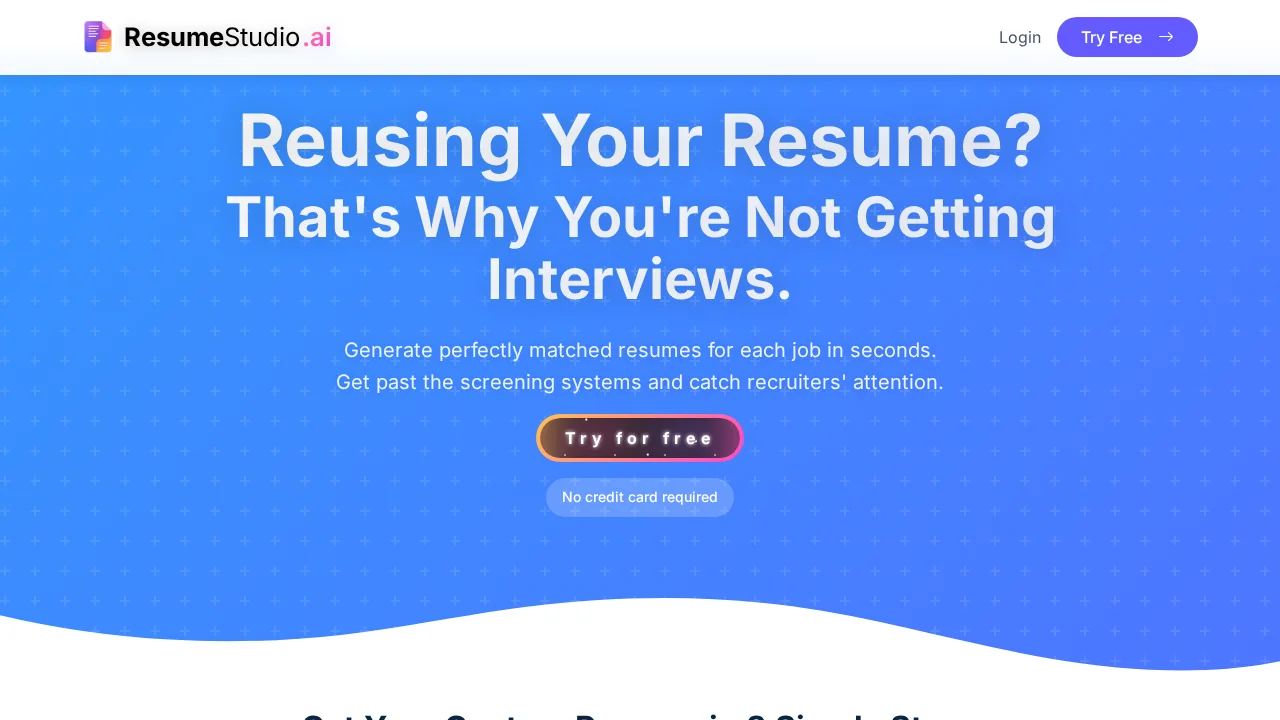 Resume Studio screenshot 1