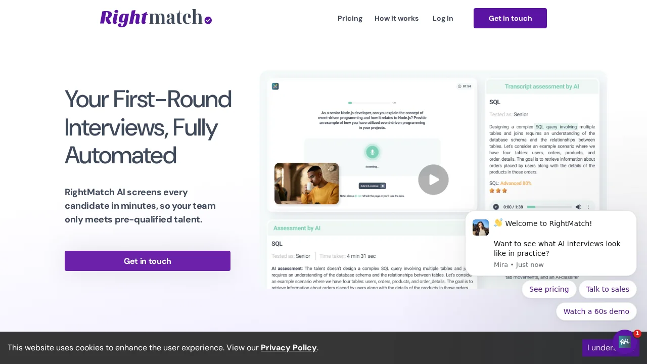 RightMatch AI screenshot 1