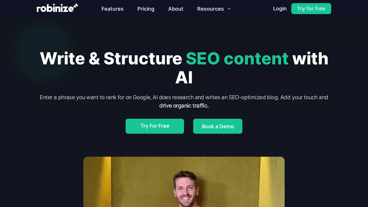 Robinize screenshot 1
