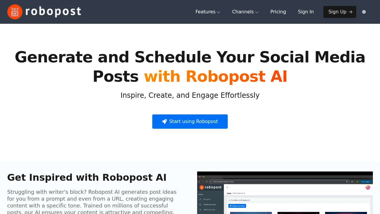 Robopost AI screenshot 1