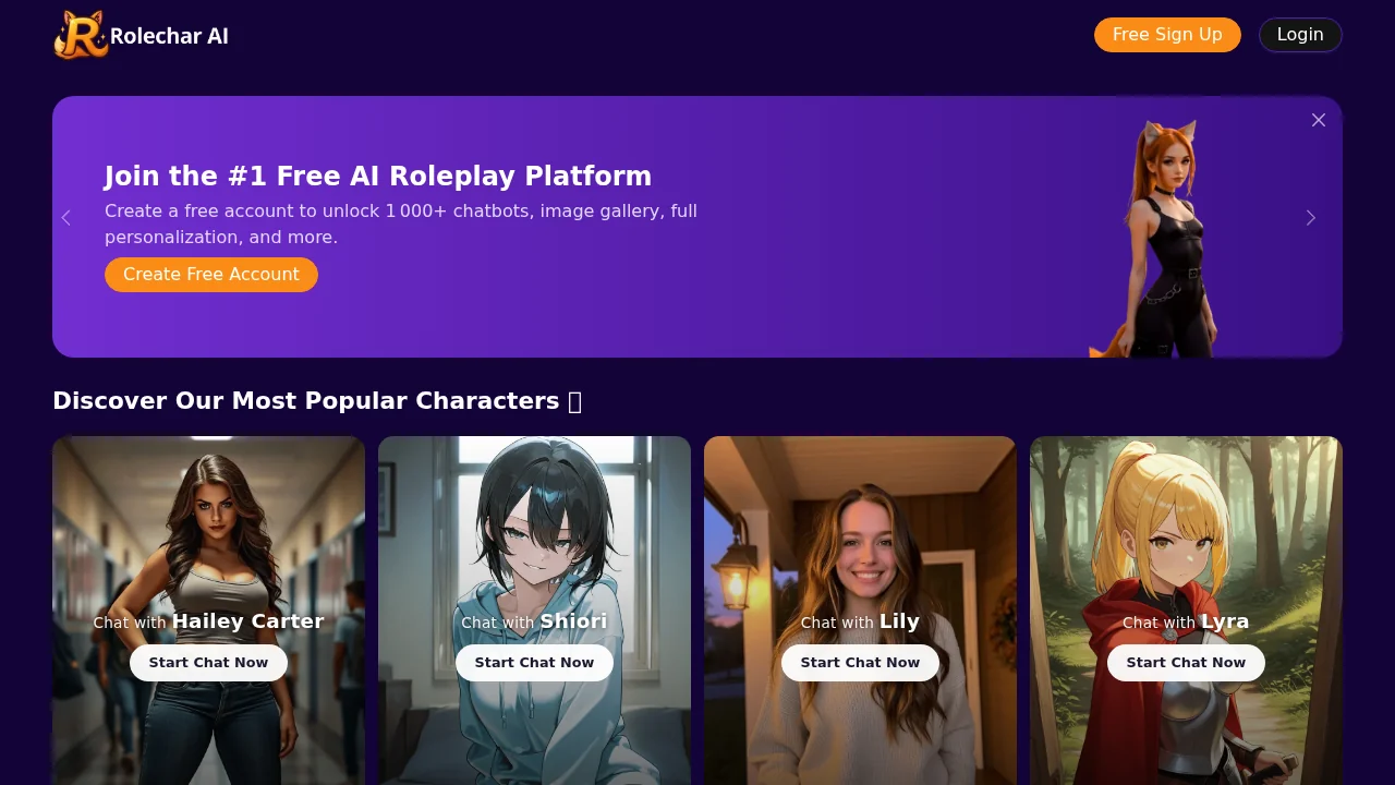 RoleChar AI screenshot 1