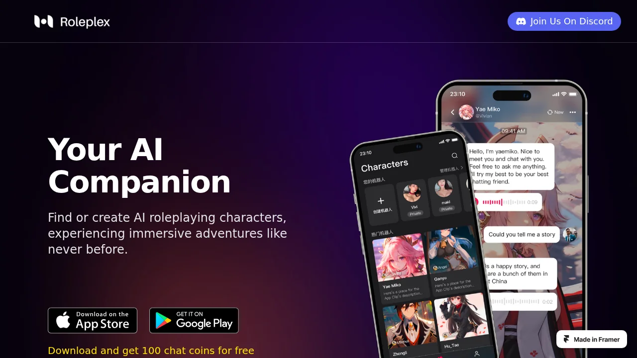 Roleplex screenshot 1