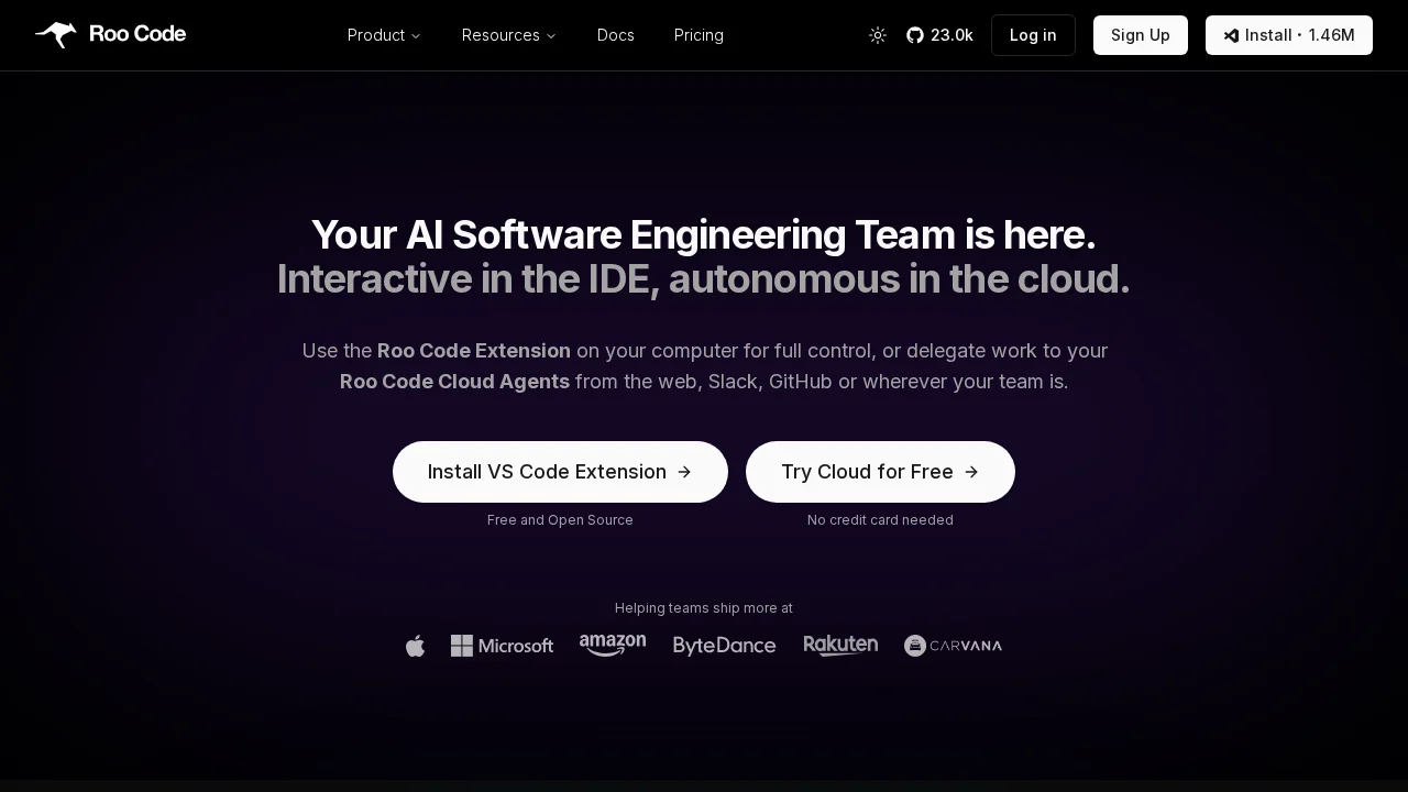 Roo Code screenshot 1