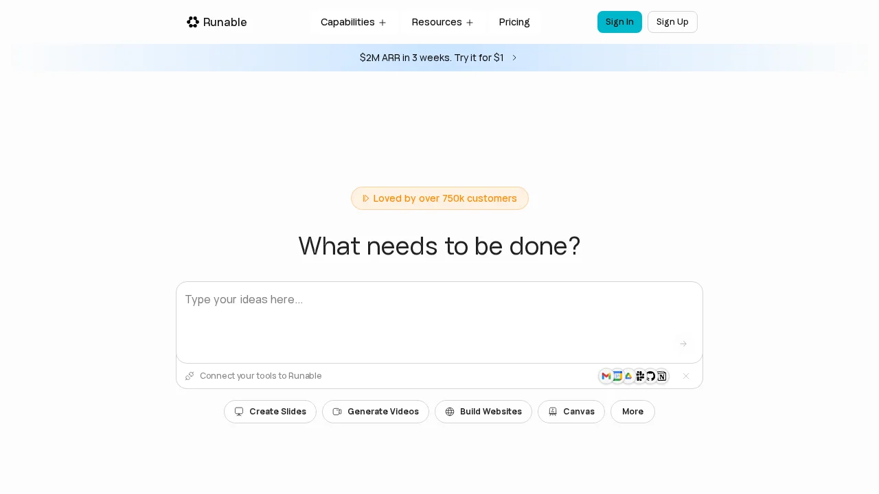 Runable screenshot 1