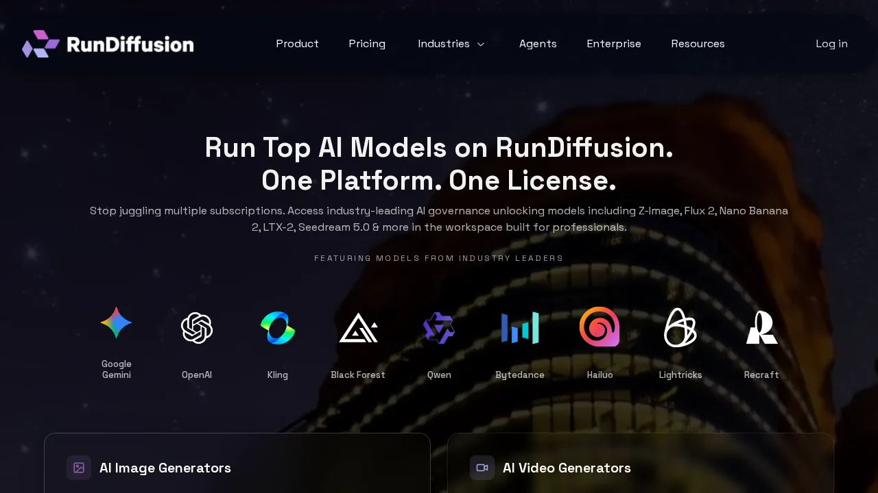 RunDiffusion screenshot 1