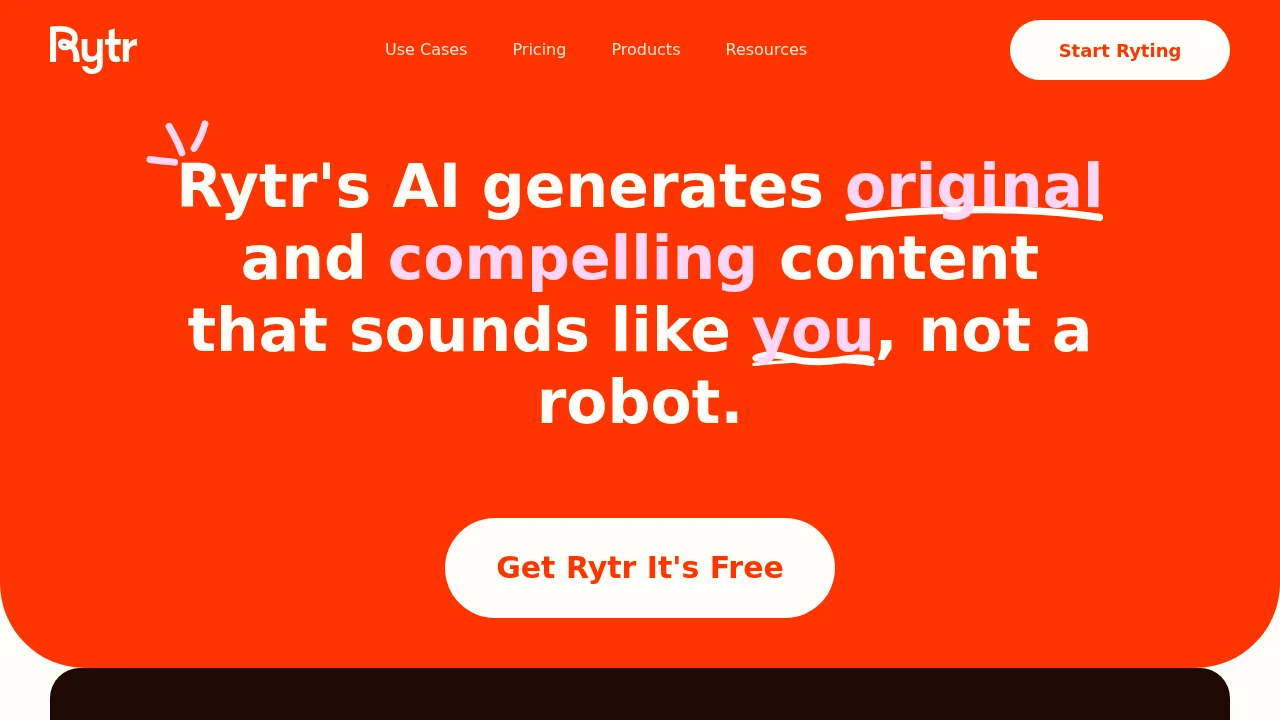 Rytr screenshot 1