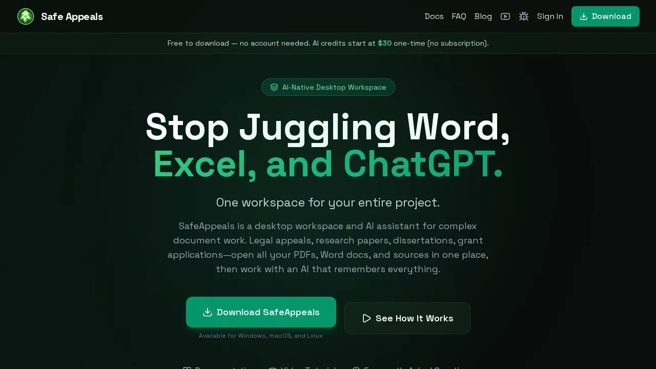 Safe Appeals screenshot 1