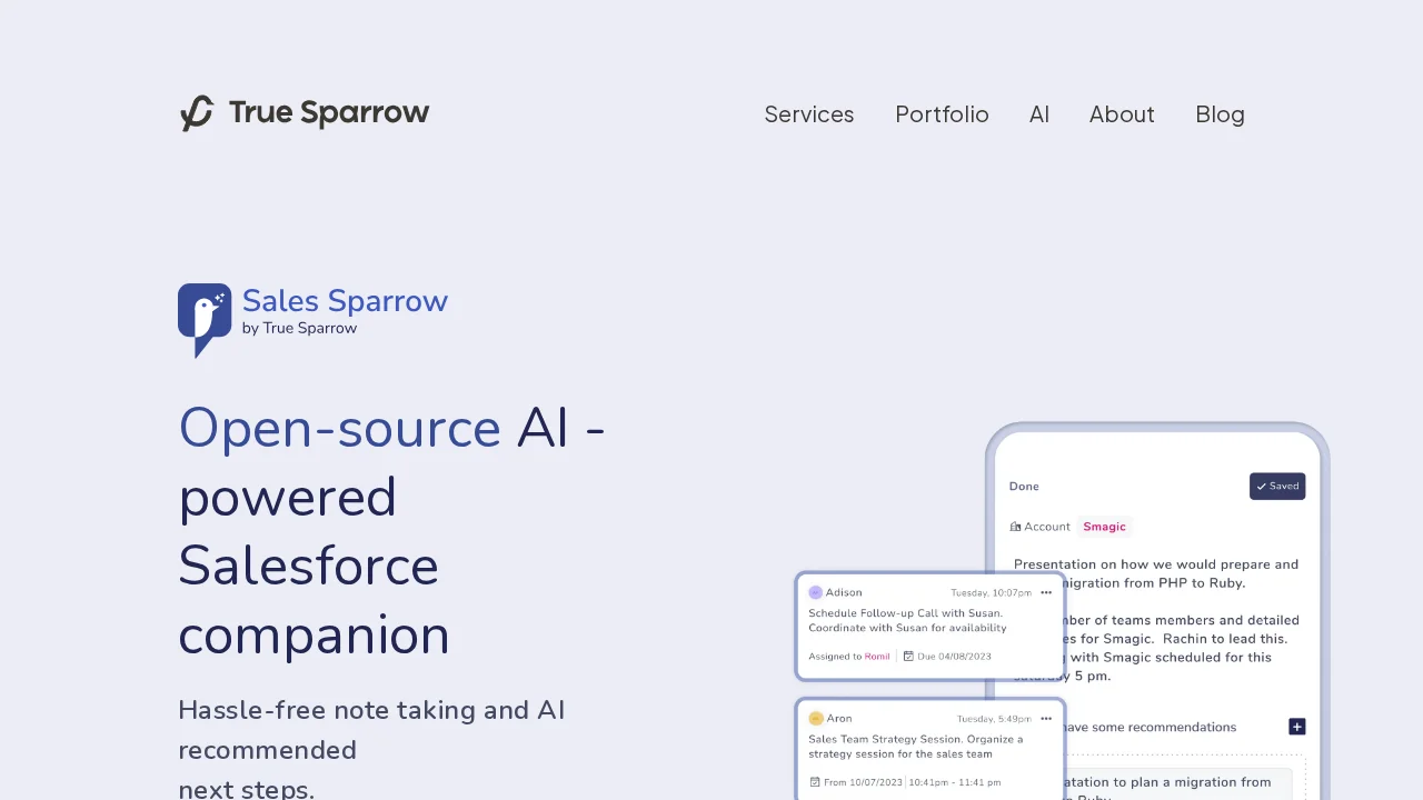 Sales Sparrow screenshot 1