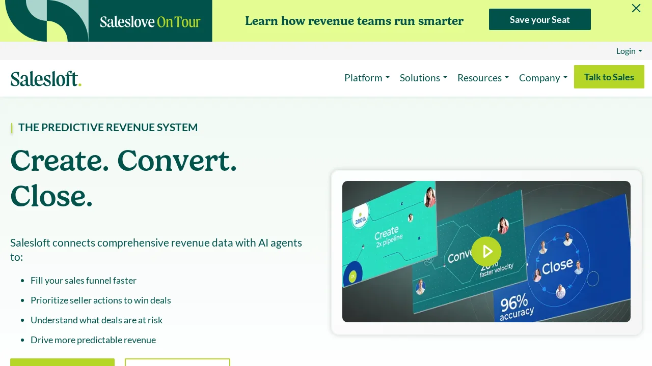 Salesloft screenshot 1