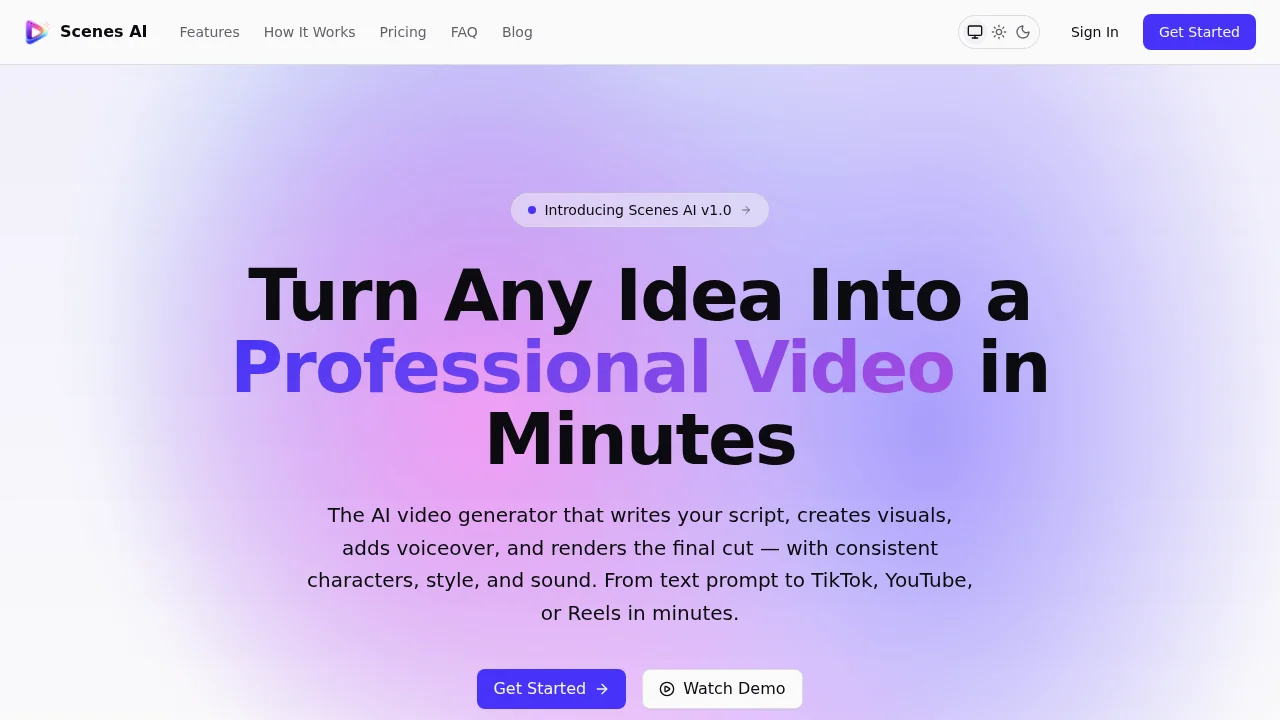 Scenes AI screenshot 1