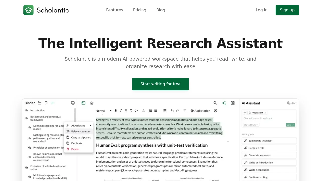 Scholantic screenshot 1