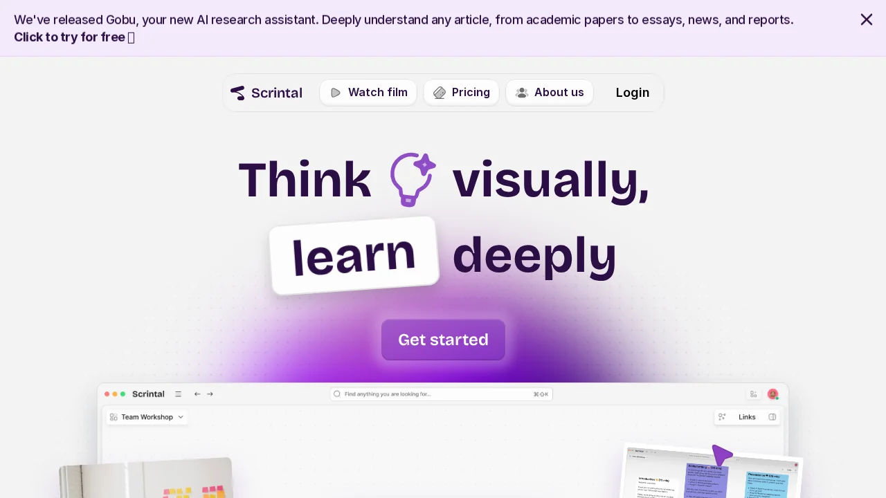 Scrintal screenshot 1