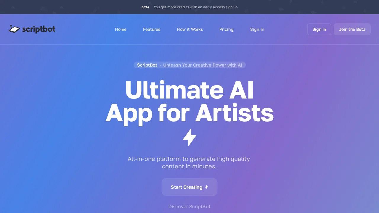 ScriptBot screenshot 1
