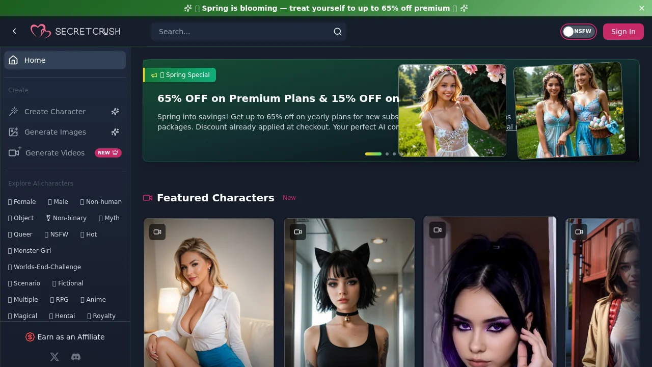 SecretCrush AI screenshot 1