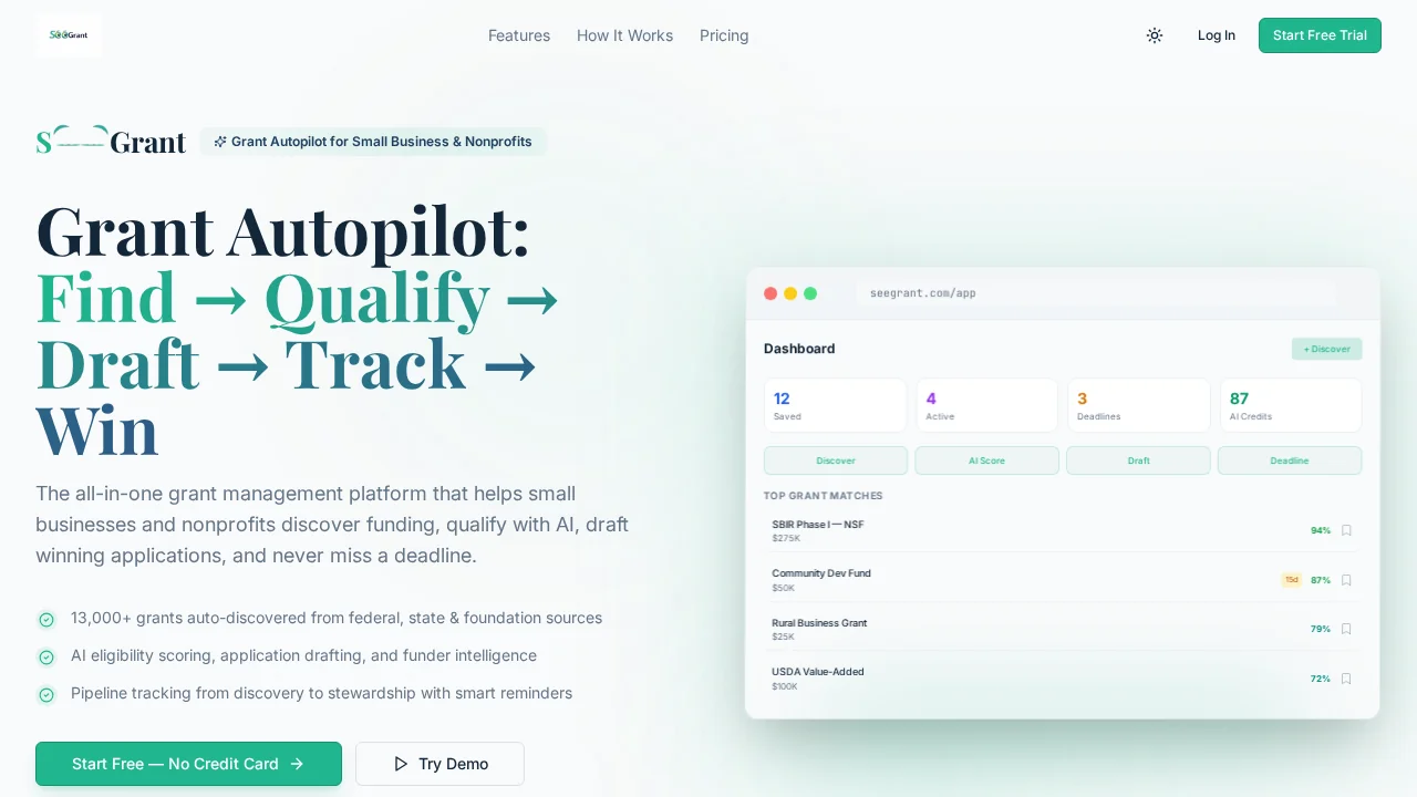 SeeGrant screenshot 1