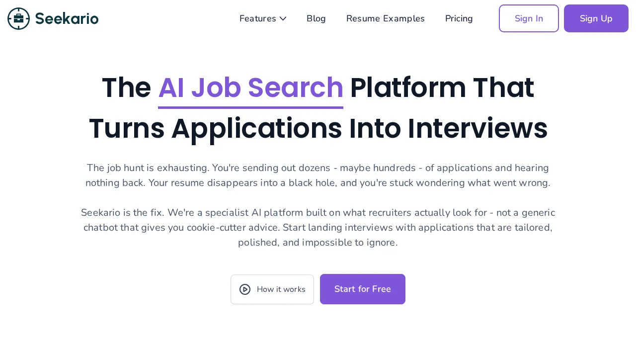 Seekario screenshot 1